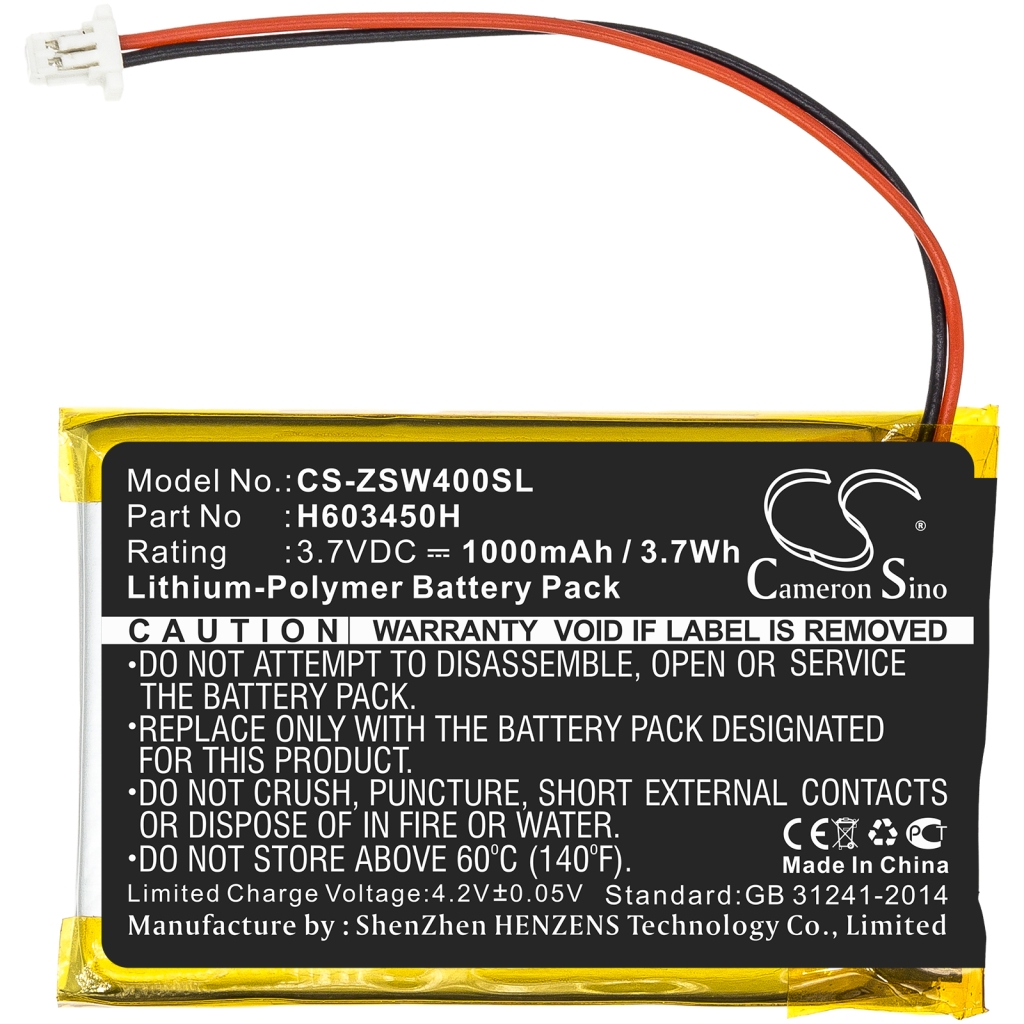 Batterijen GPS, Navigator Batterij CS-ZSW400SL