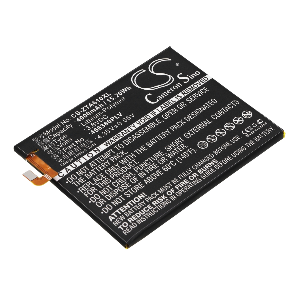 Compatibele batterijvervanging voor ZTE 466380PLV