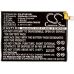 Compatible battery replacement for ZTE LI3925T44P8H786035