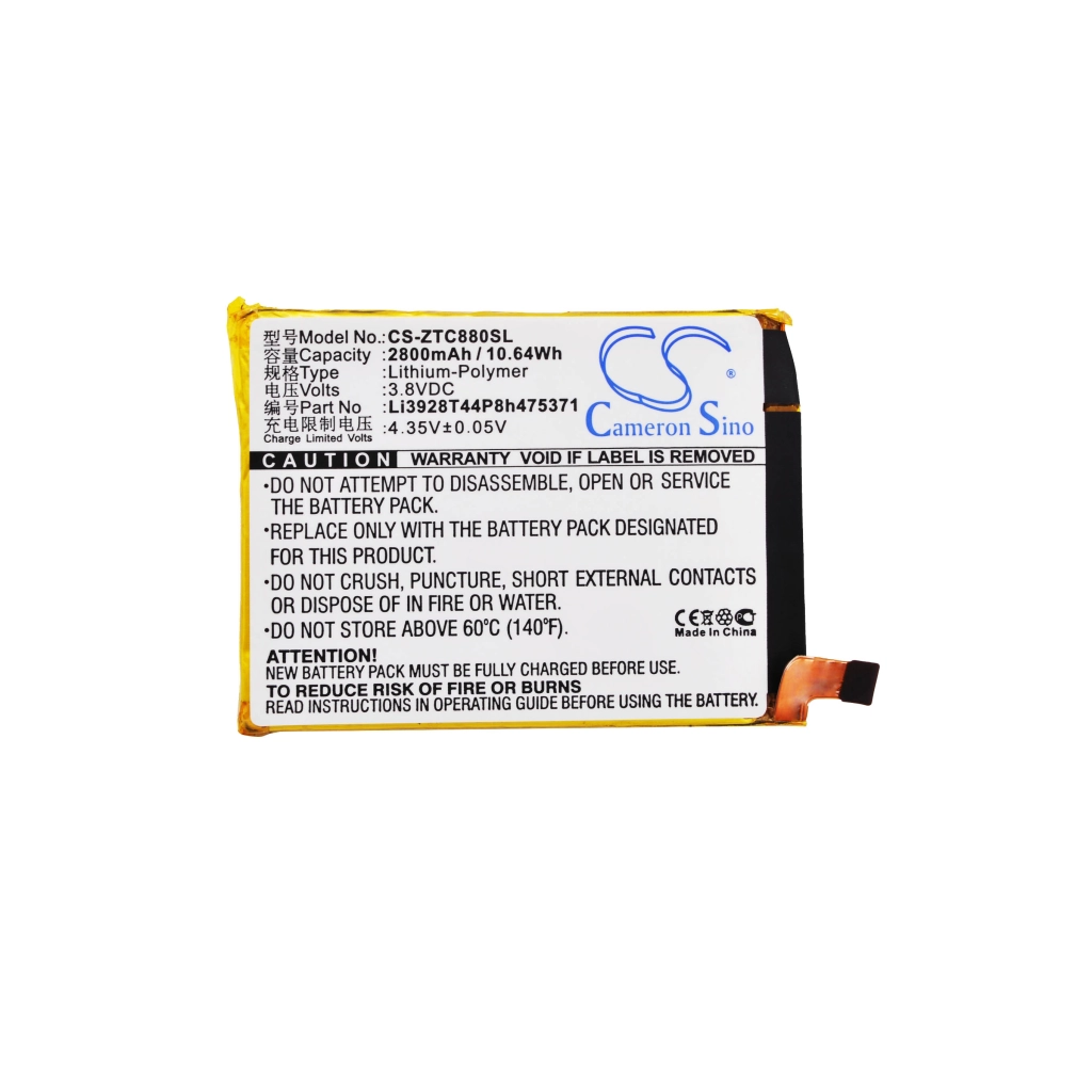 Bureau-oplader Zte CS-ZTC880SL