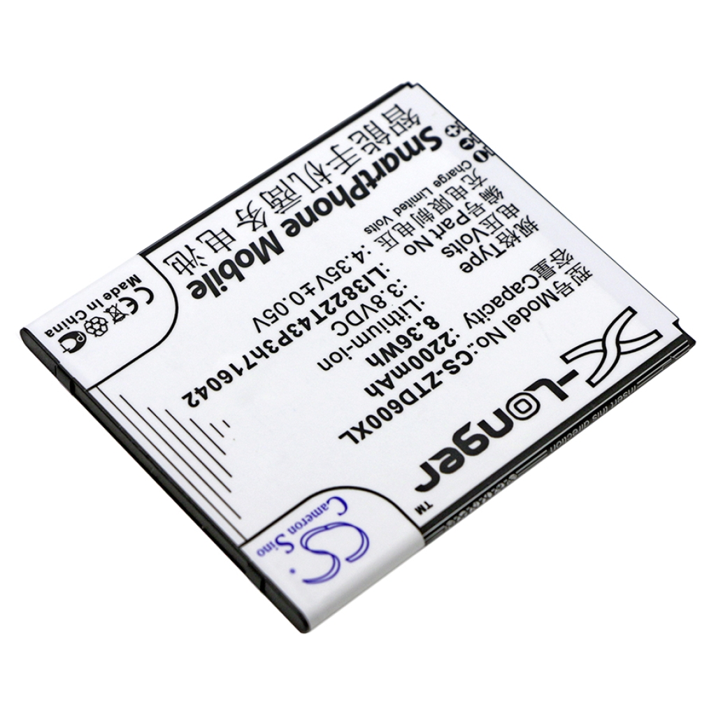Batterij voor mobiele telefoon ZTE CS-ZTD600XL