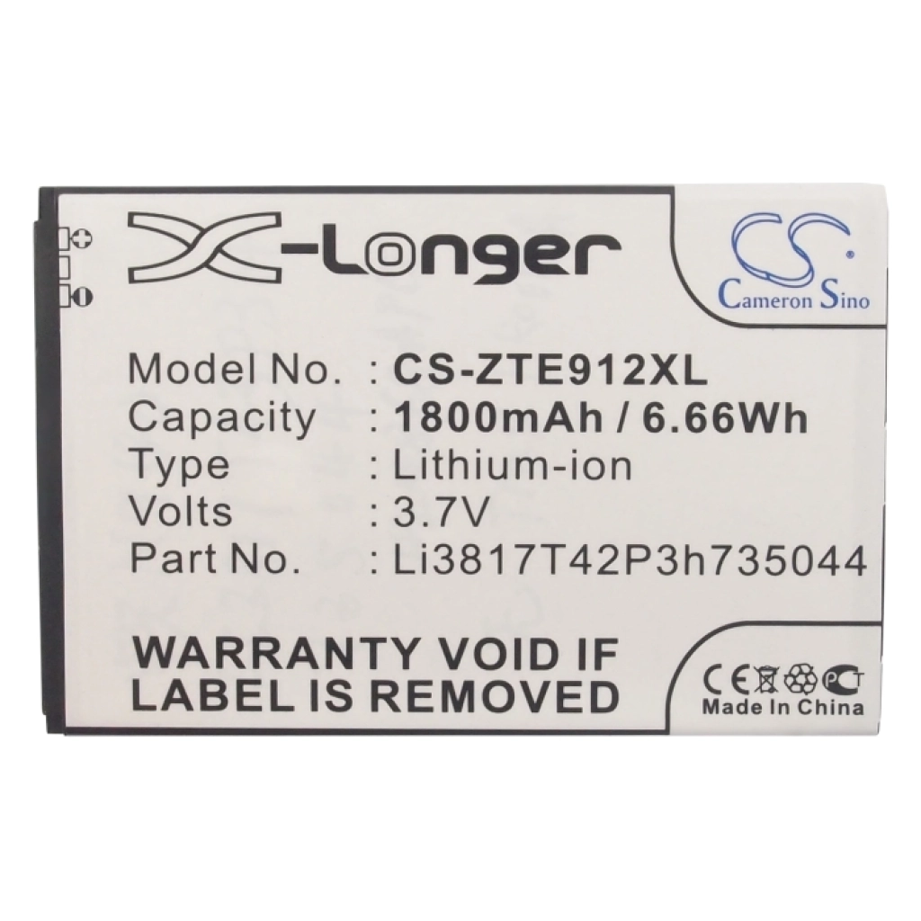 Compatibele batterijvervanging voor AT