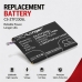 Batteries compatible with ZTE MF910 MF910 4G LTE CS-ZTF230SL