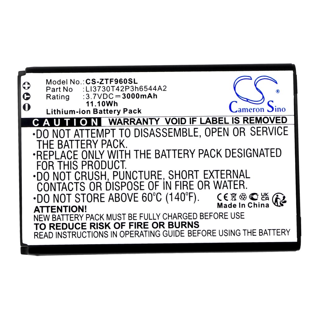 Compatible battery replacement for NET10 LI3730T42P3H6544A2