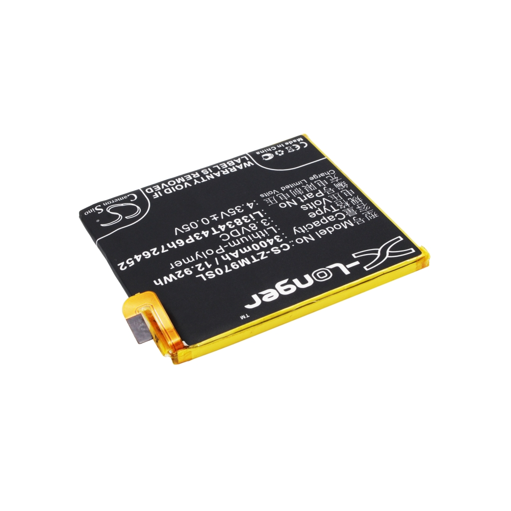 Compatibele batterijvervanging voor ZTE LI3834T43P6H726452