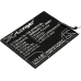 Compatibele batterijvervanging voor ZTE LI3829T44P6H806435