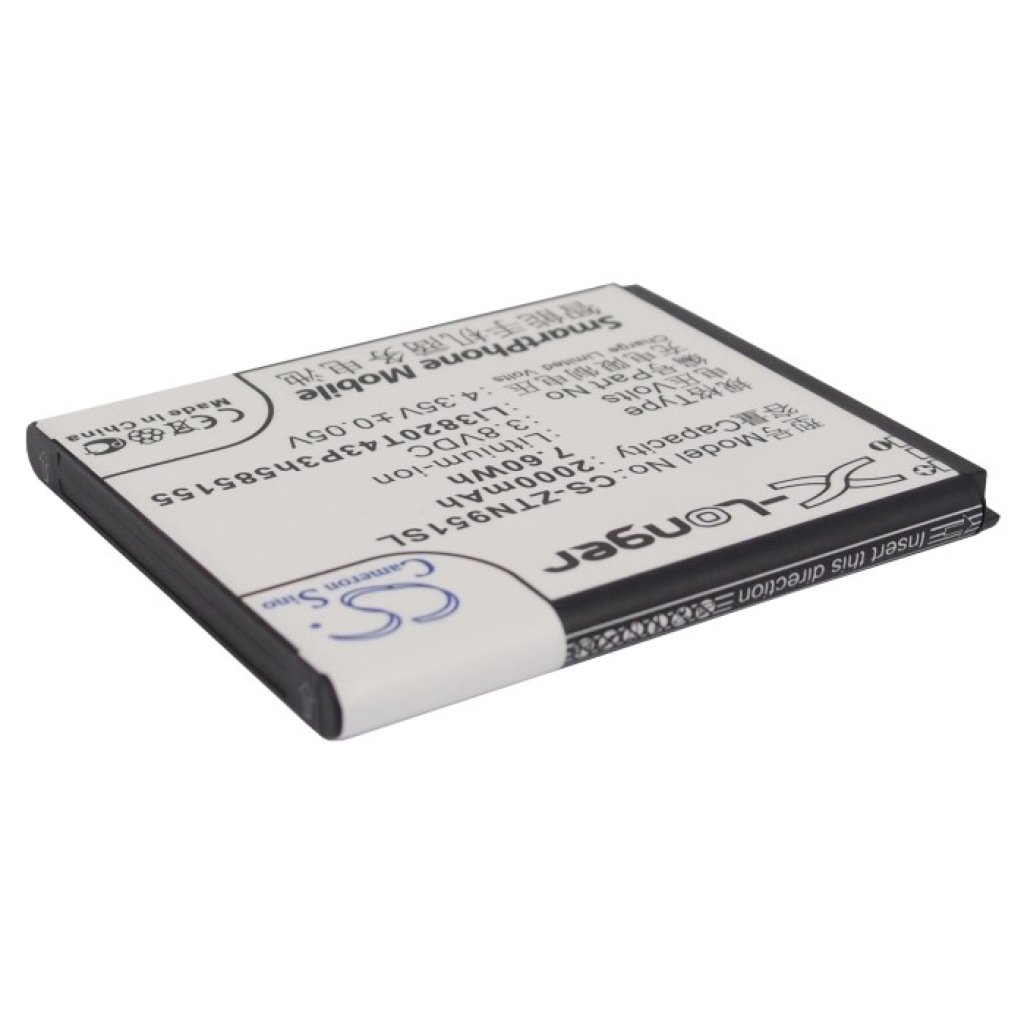 Compatibele batterijvervanging voor Cricket LI3820T43P3H585155