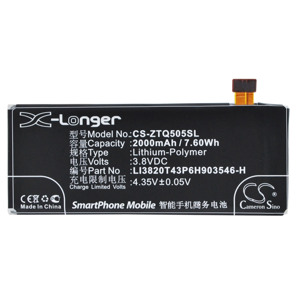 Compatibele batterijvervanging voor AT