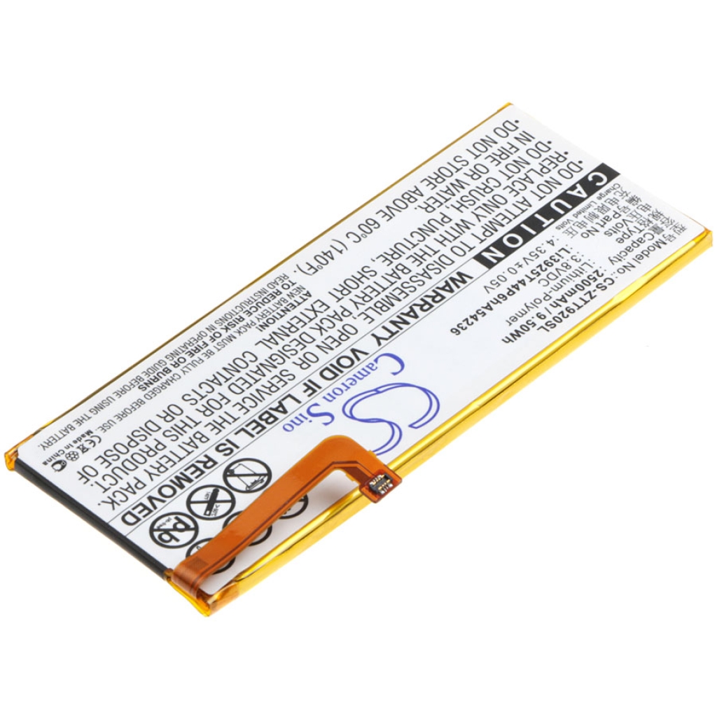Compatibele batterijvervanging voor ZTE LI3925T44P6HA54236