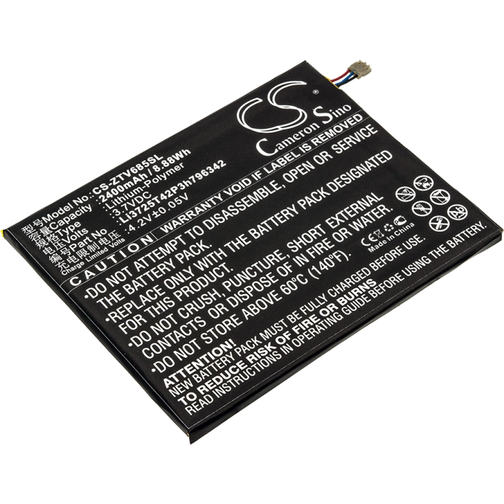 Compatibele batterijvervanging voor ZTE LI3725T42P3H796342