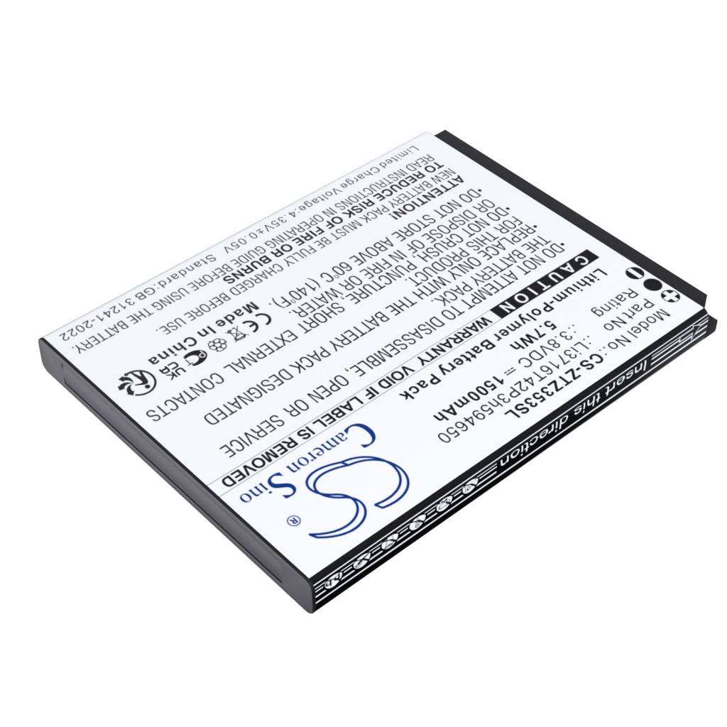 Batterij Vervangt Li3818T43P3h594650