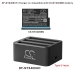 Charger compatible with Insta360 DF-NTX400UH