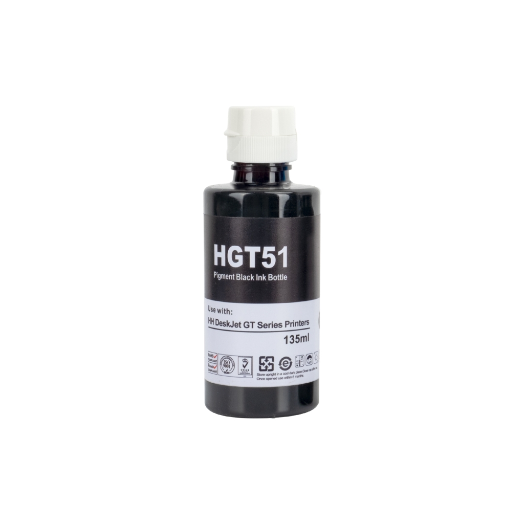 Compatible replacement for Compatible with Canon GI-51BK / 135ml Ink Black (Printing ink)