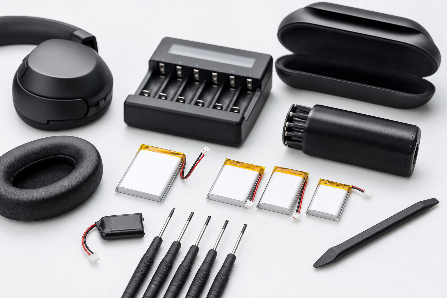 Here is the translation of the title to Dutch: "Hoe de levensduur van je koptelefoon te verbeteren met nieuwe batterijen"